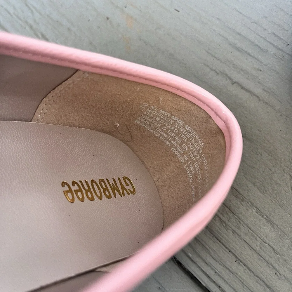 Gymboree Pink Faux Patent Loafers Classroom‎ Cutie Girls Size 2